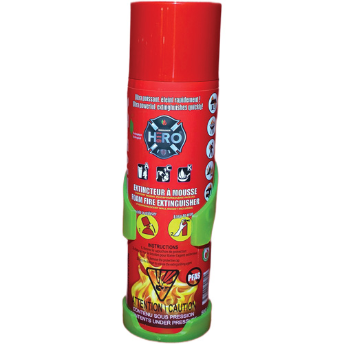 Hero 911 PFAS-Free Fire Extinguisher, ACK, 500 ml Capacity Planification Entrepots Molloy