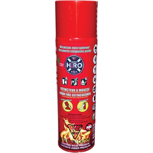 Hero 911 PFAS-Free Fire Extinguisher, ACK, 500 ml Capacity Planification Entrepots Molloy