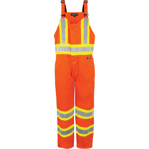 High-Visibility Unlined Overalls, 6X-Large, High Visibility Orange Planification Entrepots Molloy