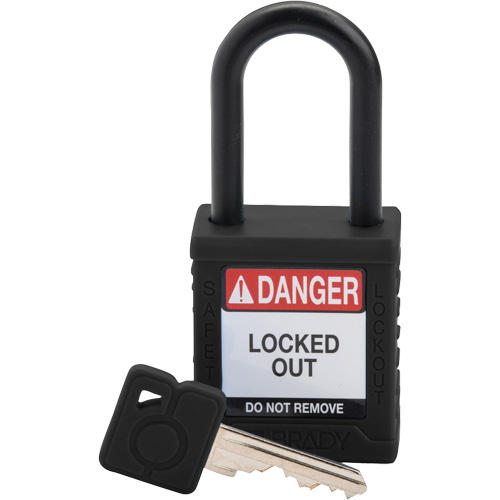 Cadenas de s&eacute;curit&eacute; Velocity, Cadenas de s&eacute;curit&eacute;, Cl&eacute;s diff&eacute;rentes, Nylon, Largeur de 1-1/2" Planification Entrepots Molloy