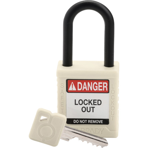 Cadenas de s&eacute;curit&eacute; Velocity, Cadenas de s&eacute;curit&eacute;, Cl&eacute;s diff&eacute;rentes, Nylon, Largeur de 1-1/2" Planification Entrepots Molloy