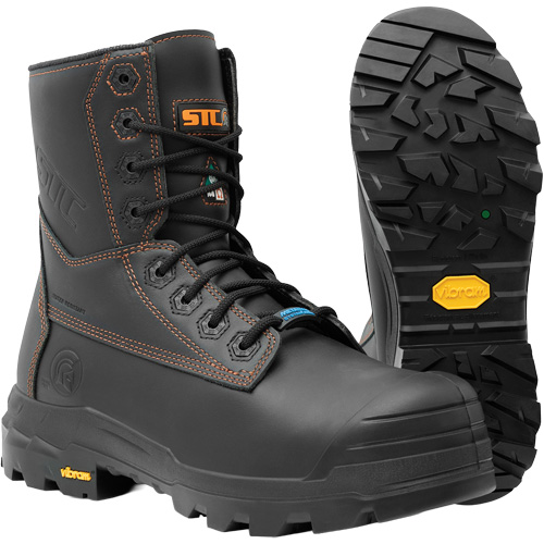Bottes de travail Metpro Flex avec protecteur m&eacute;tatarsien, Cuir, Taille 16, Imperm&eacute;able Planification Entrepots Molloy