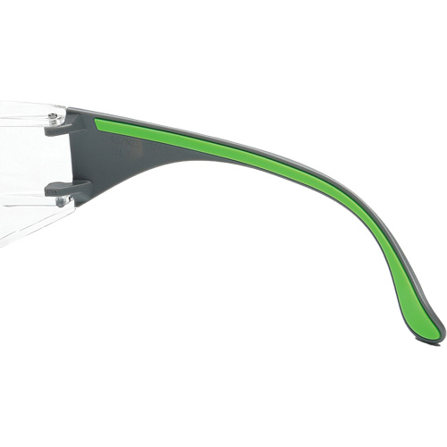 Adapt Lite Grey/Green Safety Glasses, Clear Lens, Anti-Fog/Anti-Scratch, ANSI Z87+/Meets/Exceeds CSA Z94.3 Planification Entrepots Molloy