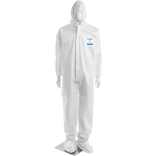 CoverMe XP1800 Coverall, 5X-Large, White, Microporous Planification Entrepots Molloy