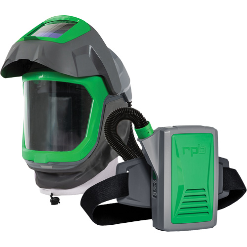Z-Link Respirator Helmet with Face Seal, Visor & Belt Mount, Facepiece Respirator/Welding Helmet, Lithium-Ion Battery Planification Entrepots Molloy