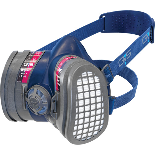 Respirateur Elipse &agrave; profil bas OV/P100 NIOSH avec filtres de rechange, &eacute;lastom&egrave;re/Thermoplastique, Moyen/grand Planification Entrepots Molloy