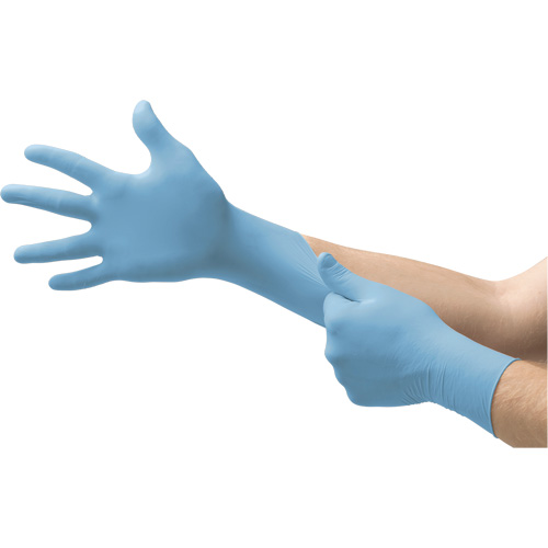 MICROFLEX 92-134 Versatility Disposable Gloves, 8.5/9/Large, Nitrile, 2.76-mil/3.94-mil, Powder-Free, Blue, Class 2 Planification Entrepots Molloy