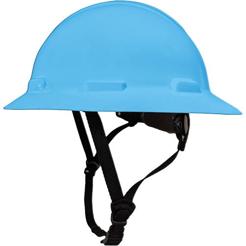 Casque de s&eacute;curit&eacute; &agrave; bordure compl&egrave;te LIDGUARD avec mentonni&egrave;re, R&eacute;pond aux normes CSA type 1, Suspension Rochet, Ventil&eacute; Planification Entrepots Molloy