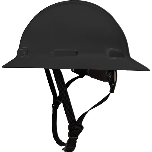 Casque de s&eacute;curit&eacute; &agrave; bordure compl&egrave;te LIDGUARD avec mentonni&egrave;re, R&eacute;pond aux normes CSA type 1, Suspension Rochet, Ventil&eacute; Planification Entrepots Molloy