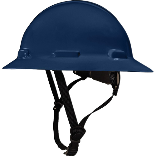Casque de s&eacute;curit&eacute; &agrave; bordure compl&egrave;te LIDGUARD avec mentonni&egrave;re, R&eacute;pond aux normes CSA type 1, Suspension Rochet, Ventil&eacute; Planification Entrepots Molloy