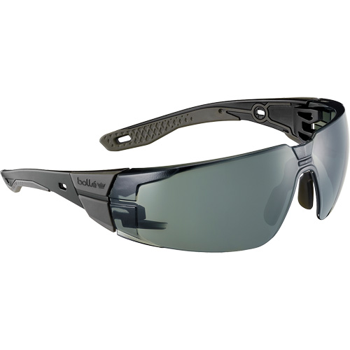RUSH+ 2.0 M/L Safety Glasses with Black & Grey Frame, Grey/3.0 Lens, Anti-Fog/Anti-Scratch, ANSI Z87+ Planification Entrepots Molloy