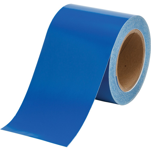 Pipe Marker Tape, 90', Blue Planification Entrepots Molloy