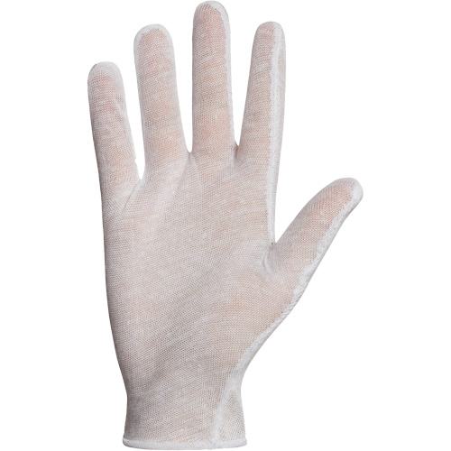 Gants d'inspection Superior ML40, Poly/coton, Poignet &agrave; ourlet, Taille unique Planification Entrepots Molloy