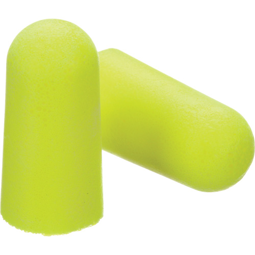Bouchons d'oreilles n&eacute;on jaune E-A-Rsoft, Vrac - Sac en poly Planification Entrepots Molloy