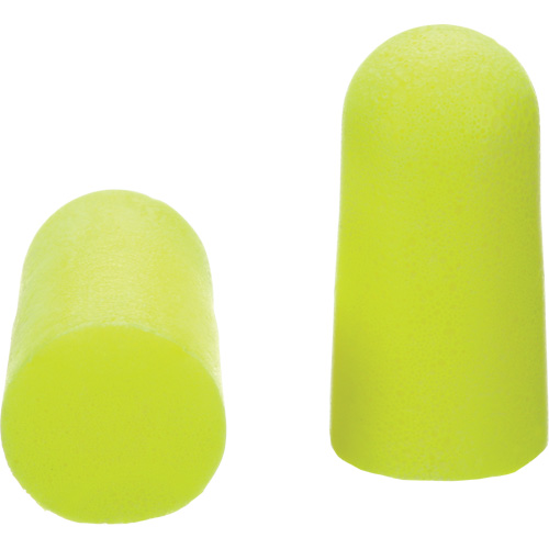 Bouchons d'oreilles n&eacute;on jaune E-A-Rsoft, Vrac - Sac en poly Planification Entrepots Molloy