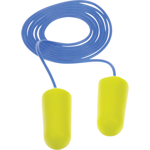 E-A-Rsoft Yellow Neon Earplugs, Bulk - Polybag, Corded Planification Entrepots Molloy