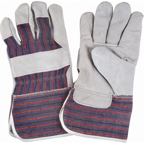 Gants d'ajusteur rugueux, Grand, Paume en Cuir de vache refendu, Doublure en Coton Planification Entrepots Molloy