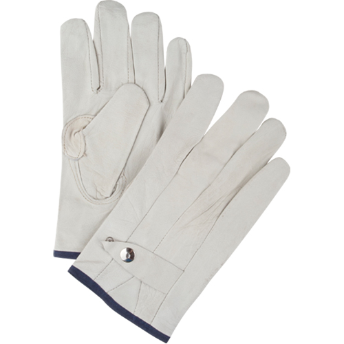 Gants de cordeur d'usage standard, T-Grand, Paume Cuir fleur de vache Planification Entrepots Molloy