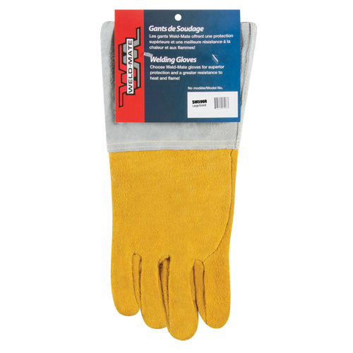 Gants de soudage TIG &agrave; ajustement sup&eacute;rieur, Cuir de daim refendu, Taille Grand Planification Entrepots Molloy