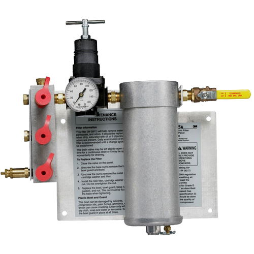 Masques non ajust&eacute;s 3M avec adduction d'air-PANNEAUX FILTRANTS PORTATIFS, Capacit&eacute; 50 pi³/min Planification Entrepots Molloy