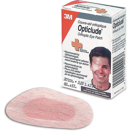 3MTM OpticludeTM Orthoptic Patch, Eye, Class 1 Planification Entrepots Molloy