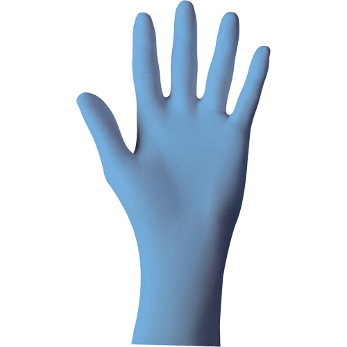 Gants N-Dex 6005PF, Moyen, Nitrile, 4 mils, Sans poudre, Bleu Planification Entrepots Molloy