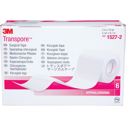 Transpore Surgical Tape, Class 1, 30' L x 2" W Planification Entrepots Molloy