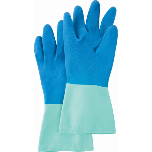 Gants Protector, Taille 2T-Grand/10/10,5, 13" lo, Nitrile, Doublure en Ouat&eacute;e, 28 mils Planification Entrepots Molloy