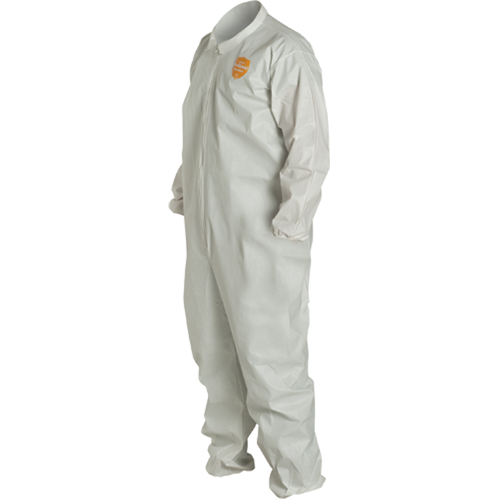 ProShield&reg; 60 Coveralls, Small, White, Microporous Planification Entrepots Molloy