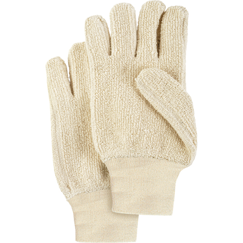 Heat-Resistant Gloves, Terry Cloth, Large, Protects Up To 200° F (93° C) Planification Entrepots Molloy