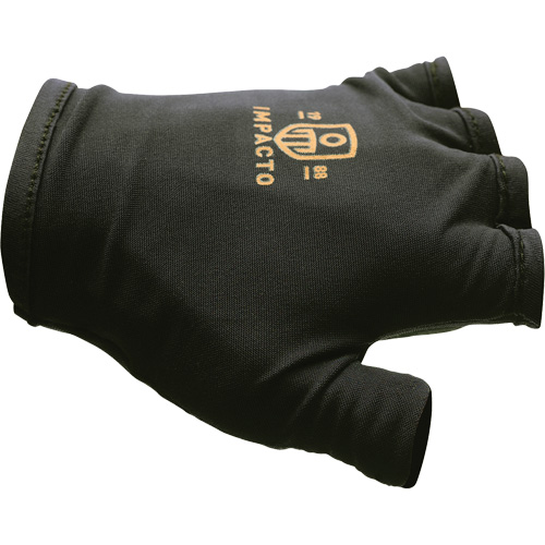 Gants antichocs sans doigts, main droite, T-petit, Paume en Cuir refendu, Poignet &agrave; enfiler Planification Entrepots Molloy