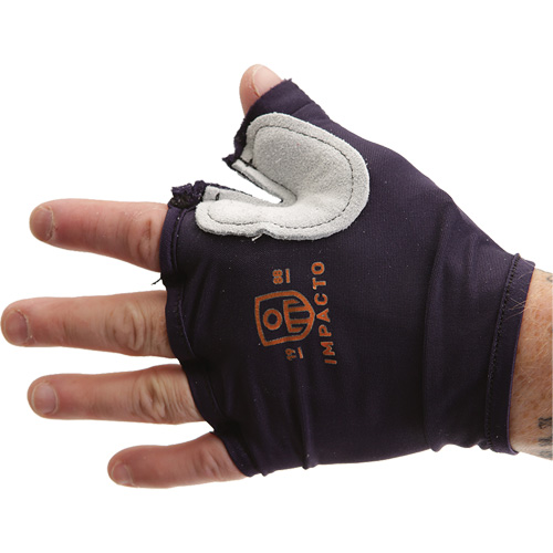 Tool Grip Fingerless Glove with Web Pad - Left, Size X-Small, Suede Palm Planification Entrepots Molloy