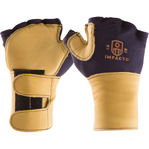 Gants de protection sup&eacute;rieure contre les impacts & les microtraumarismes r&eacute;p&eacute;t&eacute;s, main droite, Taille T-petit, Paume Cuir fleur Planification Entrepots Molloy