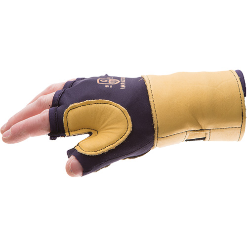 Gants de protection sup&eacute;rieure contre les impacts & les microtraumarismes r&eacute;p&eacute;t&eacute;s, main droite, Taille T-petit, Paume Cuir fleur Planification Entrepots Molloy