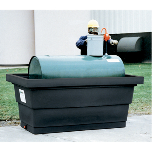 Unit&eacute; de confinement Poly-Tank 275 avec drain, 82,3" lo x 45" la x 35,3" h, 275 gal. US Capacit&eacute; Planification Entrepots Molloy