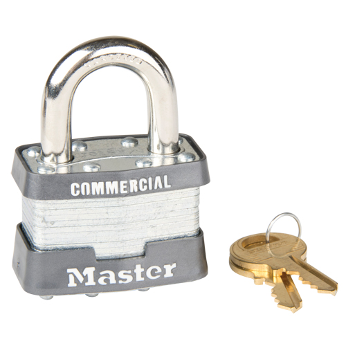 Cadenas &agrave; goupilles, Cl&eacute;s identiques, Acier lamin&eacute;, Largeur de 1-3/4" Planification Entrepots Molloy