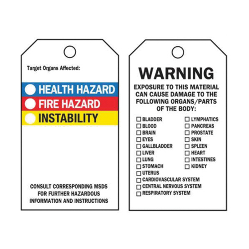 &eacute;tiquettes auto-plastifiantes du droit &agrave; l'information, Polyester, 3" la x 5-3/4" h, Anglais Planification Entrepots Molloy