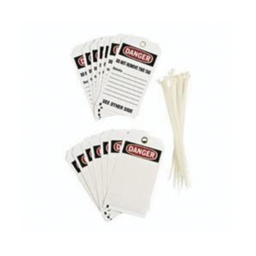 &eacute;tiquettes auto-plastifiantes pour la pr&eacute;vention des accidents, Polyester, 3" la x 5-3/4" h, Anglais Planification Entrepots Molloy