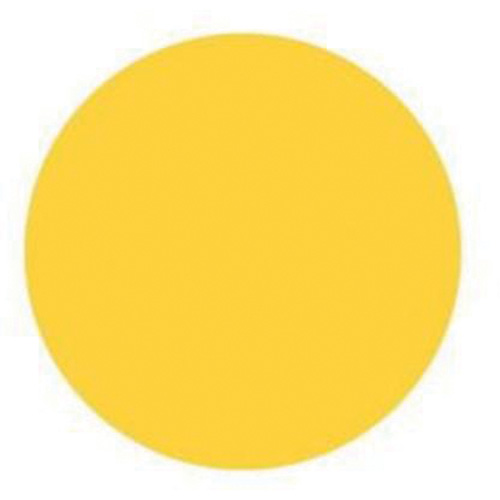 &eacute;tiquettes rondes inscriptibles, Cercle, 1,5" lo x 1,5" la, Jaune Planification Entrepots Molloy