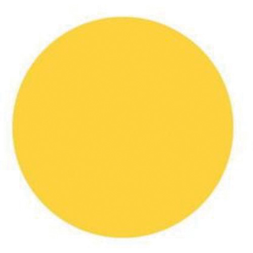 Round Write-On Labels, Circle, 3" L x 3" W, Yellow Planification Entrepots Molloy