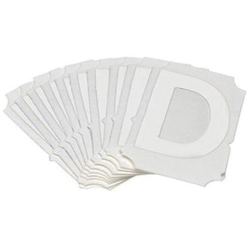 &eacute;tiquettes de lettres et chiffres gothiques individuels Quick-Align, D, 3" h, Blanc Planification Entrepots Molloy