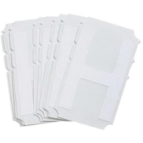 &eacute;tiquettes de lettres et chiffres gothiques individuels Quick-Align, H, 3" h, Blanc Planification Entrepots Molloy