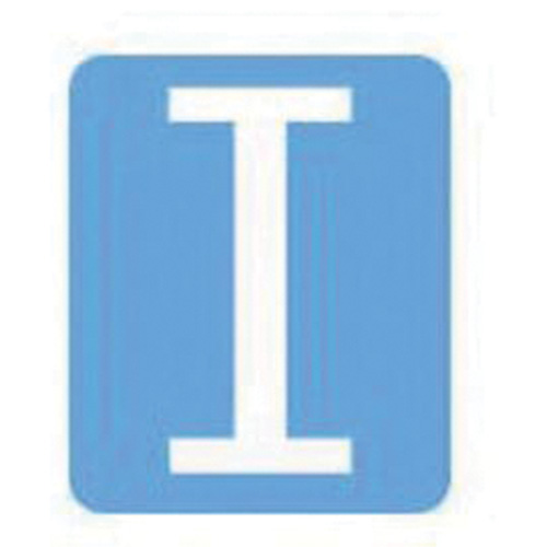 &eacute;tiquettes de lettres et chiffres gothiques individuels Quick-Align, I, 3" h, Blanc Planification Entrepots Molloy