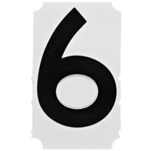 &eacute;tiquettes de lettres et chiffres gothiques individuels Quick-Align, 6, 4" h, Noir Planification Entrepots Molloy