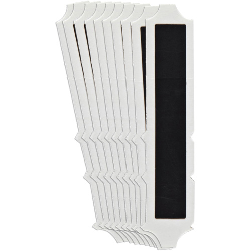 &eacute;tiquettes de lettres et chiffres gothiques individuels Quick-Align, I, 4" h, Noir Planification Entrepots Molloy