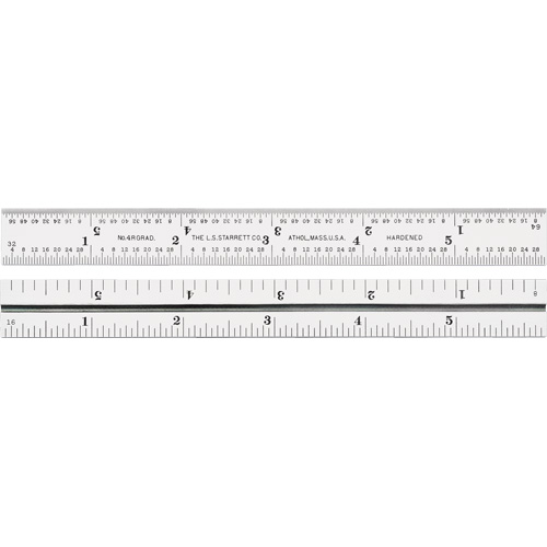 Junior Combination Squares, 6" L, 8/100" Graduations, Steel, Satin Planification Entrepots Molloy