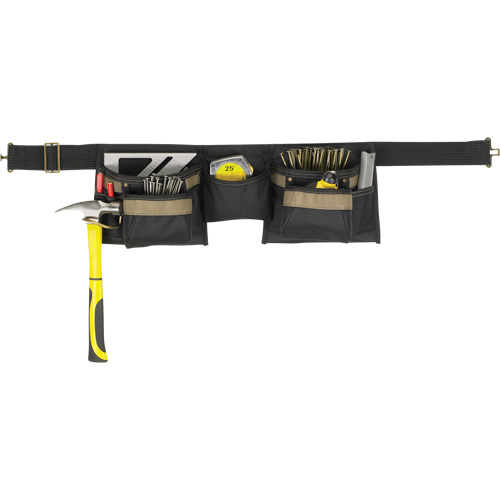 Ceinture &agrave; outils combin&eacute;e de luxe, Polyester, Noir Planification Entrepots Molloy