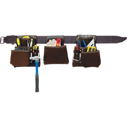 Ceintures &agrave; outils de luxe pour entrepreneur, Cuir, Havane Planification Entrepots Molloy