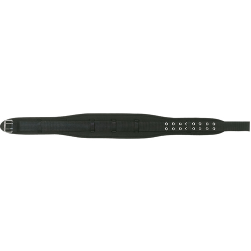 5" Wide Padded Comfort Belt, Canvas, Black Planification Entrepots Molloy