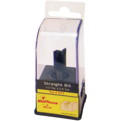 Fraises au carbure Woodpecker, 3/16" dia, 1/2" ha, 1-7/8" lo, 1/4" Manche Planification Entrepots Molloy